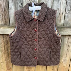 L. L. Bean brown vest